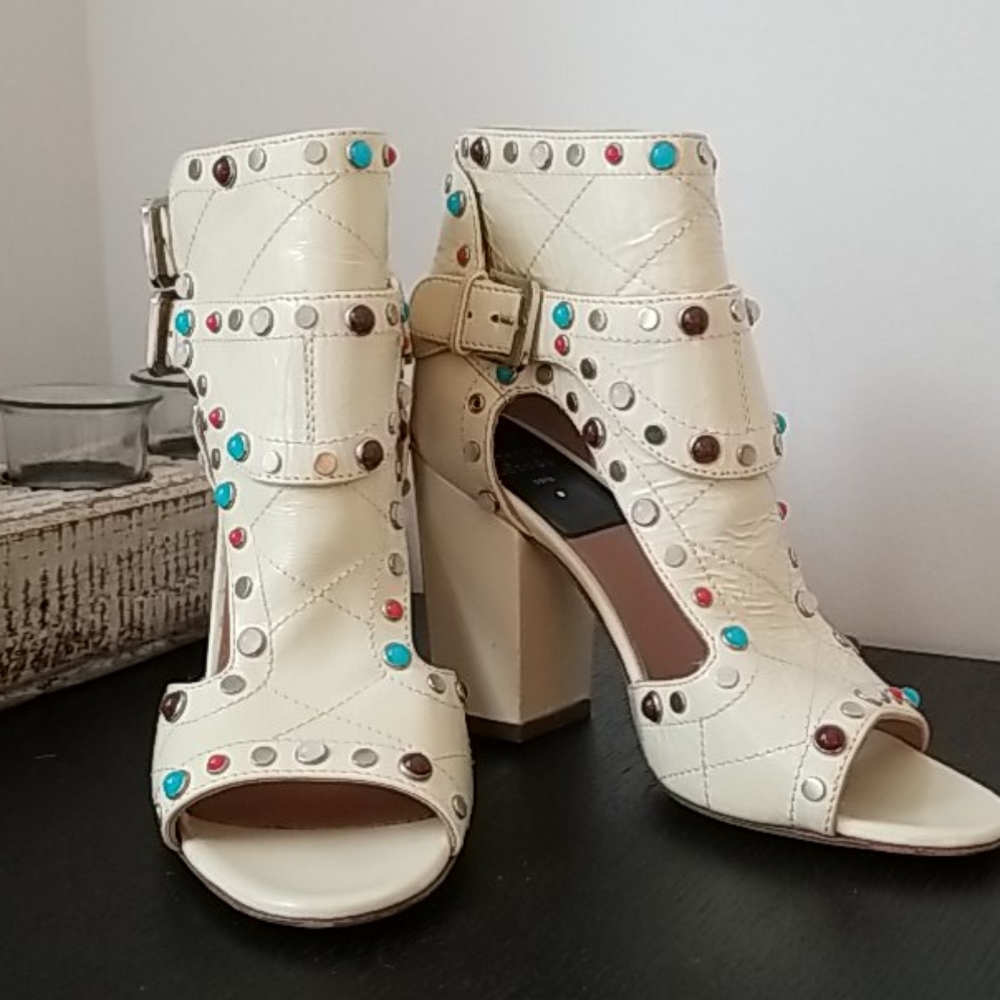 Laurence Decade Embellished Bootie Sandles